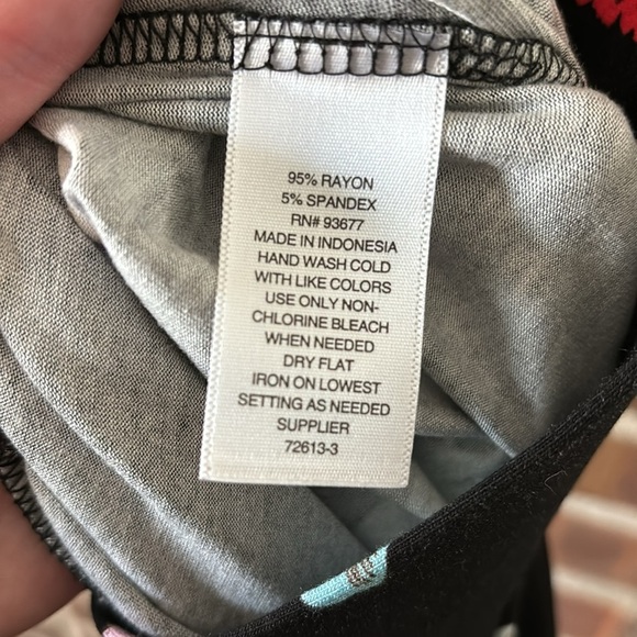 Womens A.n.a Maxi Skirt Black floral, Size Medium - Picture 4 of 5